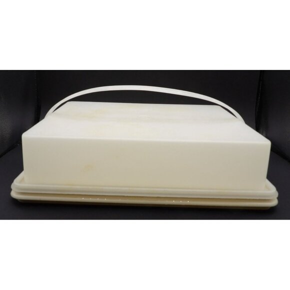 Tupperware Sheet Cake Carrier With Handle 16"x9½"x4" Storage & Transport Solutio - Picture 4 of 4